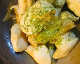 鶏肉と長ネギのめんつゆみりんしょう油炒め作り方3写真