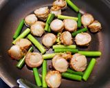 ベビーホタテのスタミナ焼き作り方2写真
