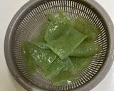 刺身蒟蒻と水菜のヘルシーサラダ作り方4写真