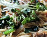༺脱平凡バター醤油パスタ🍝༻味変ひと手間作り方4写真