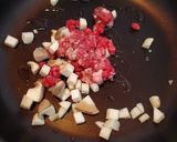 ひき肉とエリンギの鬼旨ガーリックライス作り方5写真