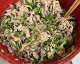 豚肉と糸こんのネギまぶしdeしぐれ煮風♪作り方4写真