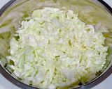 鶏キャベツのふわふわ焼き♪作り方1写真