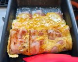 ベーコンチーズ卵焼き作り方3写真