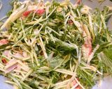 カニカマと水菜の塩昆布入りマヨポン酢和え作り方4写真