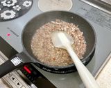 三つ葉と粗挽きひき肉のエスニック炒め作り方4写真