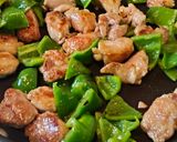 簡単🌟鶏もも肉とピーマンの和風麺つゆ炒め作り方6写真