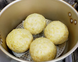 小松菜たっぷりの肉まん(皮はHMで簡単)作り方10写真