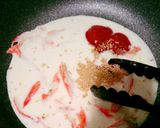 安価でカニクリームパスタ🦀作り方6写真