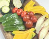 火照った体に🍆🍅🫑夏野菜の冷やし煮びたし作り方1写真