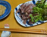 ほたるいかのヘルシー豆苗酢味噌和え作り方5写真