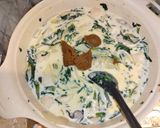 牡蠣と春菊と里芋の味噌グラタン作り方8写真