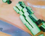 ＊胡瓜とカクテキとクリチのおつまみ＊作り方2写真
