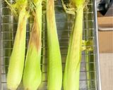 皮ごと焼くだけ！ベビーコーンの塩バター焼作り方3写真
