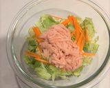 鶏ひき肉とキャベツの卵とじ作り方2写真