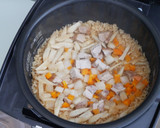 不器用煮豚チャーシュー残り汁炊き込みご飯作り方2写真