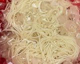 ドンキホーテの明太ツナ缶そうめん🧊🍜作り方4写真
