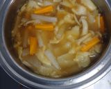 松山あげと大根と人参の味噌汁(^q^)☺作り方33写真