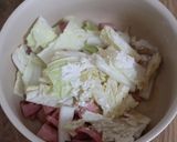 ベーコンと白菜のピリ辛ごま味噌豆乳スープ作り方2写真