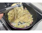 そら豆とベーコンのクリームパスタ★動画★作り方25写真