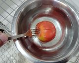 モロヘイヤとトマトのにんにくスープ作り方2写真
