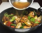 家庭にある材料で作る夏野菜のレッドカレー作り方17写真