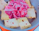 ＊堅豆腐と牛肉でスタミナにんにく肉豆腐＊作り方3写真
