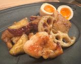 鶏肉、蓮根、サツマイモの甘辛炒め作り方6写真