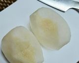 ★低糖質‼レンジでチン!梨のコンポート♪作り方1写真