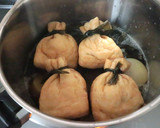 簡単★早煮昆布を利用★袋煮（おでん等）作り方4写真