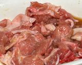 春野菜の回鍋肉を葛切りにかけて作り方1写真