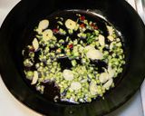 牡蠣とパクチーのパスタ作り方3写真