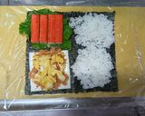 今日のお弁当(2025)☆おにぎらず弁当作り方5写真