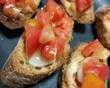 麗月トマトとハワイアンパイナップルのブルケッタ作り方4写真