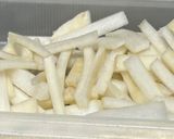 大根の皮と残り物野菜で具沢山ピリ辛スープ作り方1写真