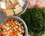 厚揚げと昆布と五目豆の煮物♪作り方1写真