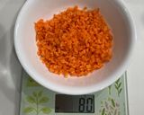 【新島学校給食】にんじんごはん作り方1写真