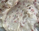 ベーコンマッシュポテトのバゲットピザ作り方4写真