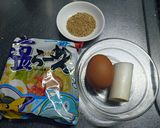 【サッポロ一番】ごまねぎ塩ラーメン作り方1写真