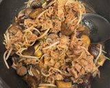 簡単おかず！豚バラもやし茄子の甘旨炒め⭐️作り方4写真