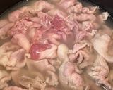 簡単！塩レモン香る豚肉と豆苗のあったかスープ作り方4写真
