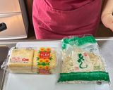 【節約】もやし入り油揚げの煮物作り方1写真