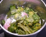 簡単！豚汁☆季節の野菜　菜の花作り方3写真