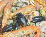 本格魚介パエリア　フライパン28㎝作り方8写真