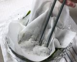 ほうれん草とミックスビーンズのだし和え作り方1写真