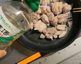 小松菜と鶏肉の塩炒め作り方5写真