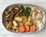 冷蔵庫すっきり！焼き野菜の肉みそがけ作り方6写真