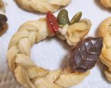 クリスマスリースのようなパイ作り方5写真