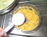 コーンスープ♪簡単白菜鶏ひき肉冷凍コーン作り方5写真