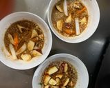 根菜茄子白菜ウスター棒棒鶏味温野菜サラダ作り方4写真